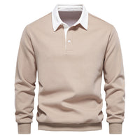 Maglione da uomo stile polo a maniche lunghe | Per tutti i giorni e per il lavoro