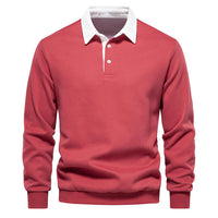Maglione da uomo stile polo a maniche lunghe | Per tutti i giorni e per il lavoro