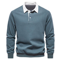 Maglione da uomo stile polo a maniche lunghe | Per tutti i giorni e per il lavoro