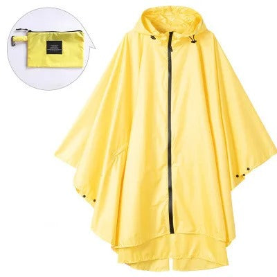 Poncho imperméable à capuche