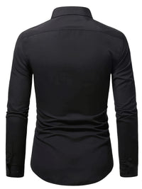 Koszula męska slim fit z długim rękawem
