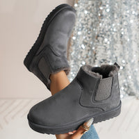 Stivaletti invernali da donna imbottiti slip-on
