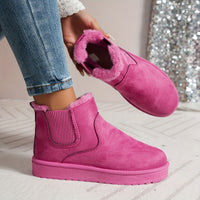 Stivaletti invernali da donna imbottiti slip-on