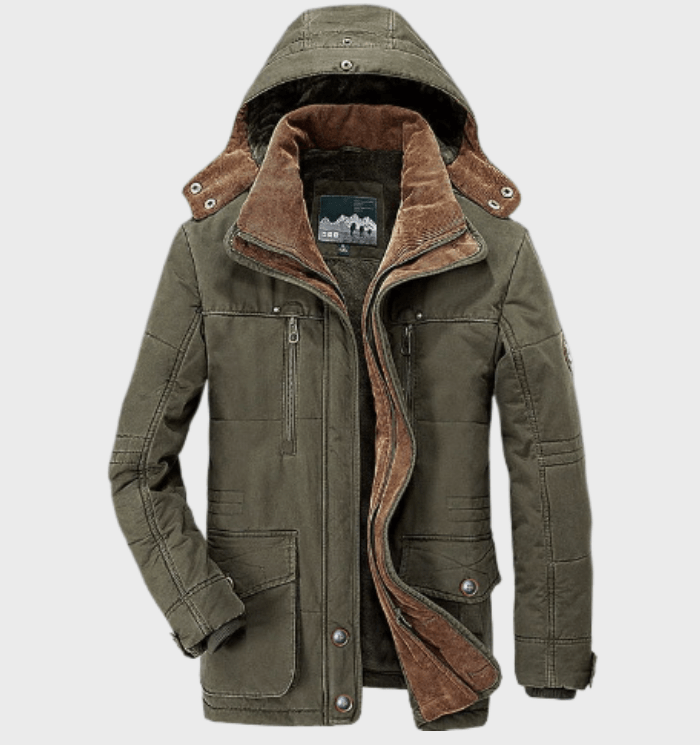 Pánská zimní parka s kapucí | Zateplená na každý den