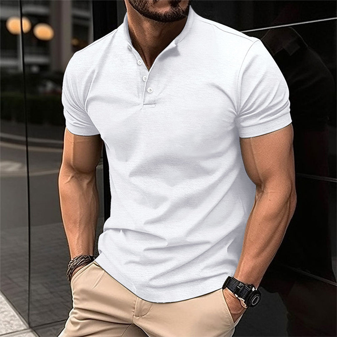 Polo da uomo con bottoni
