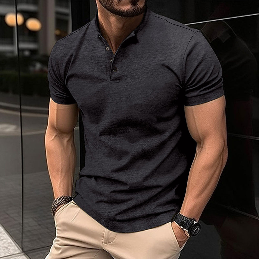 Polo da uomo con bottoni