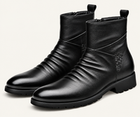 Men’s Zippered Chelsea Winter Boots | Elegant