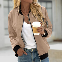 Bomber da donna con zip