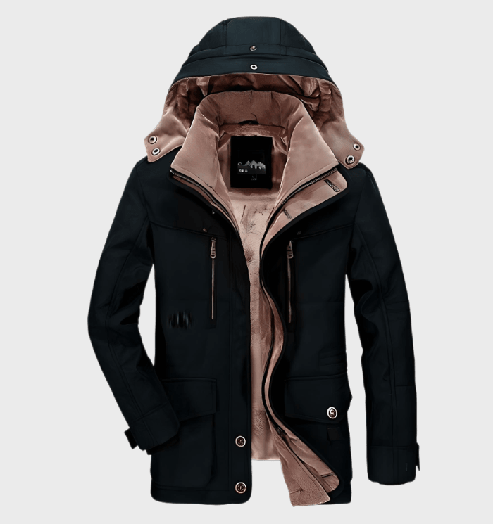 Pánská zimní parka s kapucí | Zateplená na každý den