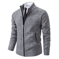 Maglione da uomo con zip | Collo alto e tasche