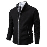 Maglione da uomo con zip | Collo alto e tasche
