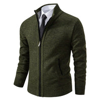 Maglione da uomo con zip | Collo alto e tasche