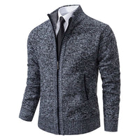 Maglione da uomo con zip | Collo alto e tasche