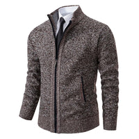 Maglione da uomo con zip | Collo alto e tasche