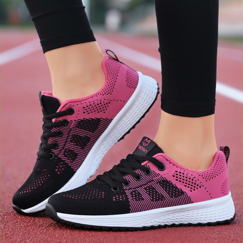 Women’s Orthopedic Lace-Up Mesh Sports Shoes