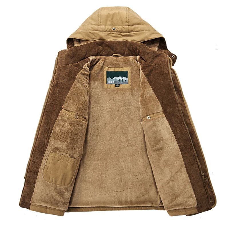 Parka invernale da uomo con cappuccio | imbottito, per tutti i giorni e per l'aria aperta