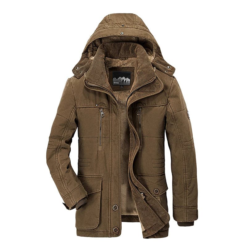 Parka invernale da uomo con cappuccio | imbottito, per tutti i giorni e per l'aria aperta