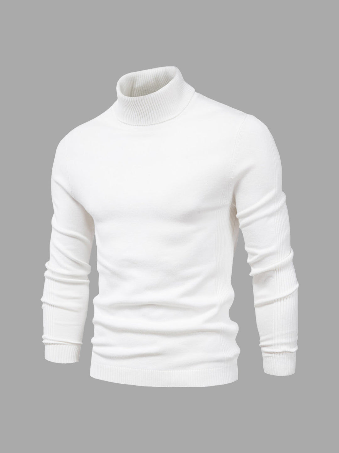 Maglione da uomo a collo alto e maniche lunghe