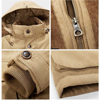 Parka invernale da uomo con cappuccio | imbottito, per tutti i giorni e per l'aria aperta