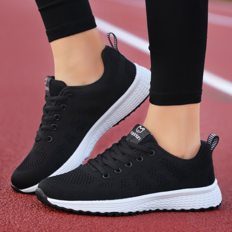 Women’s Orthopedic Lace-Up Mesh Sports Shoes