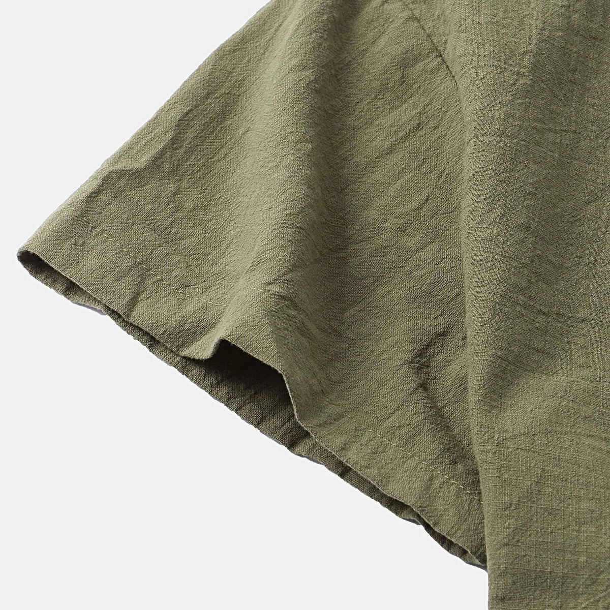 Men's linen set with a shirt and shorts