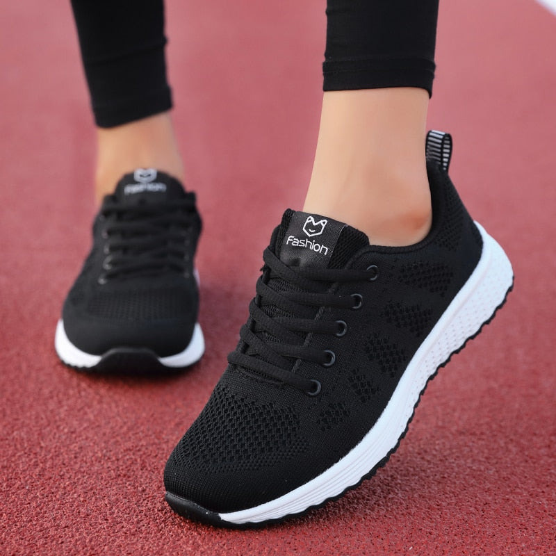 Women’s Orthopedic Lace-Up Mesh Sports Shoes