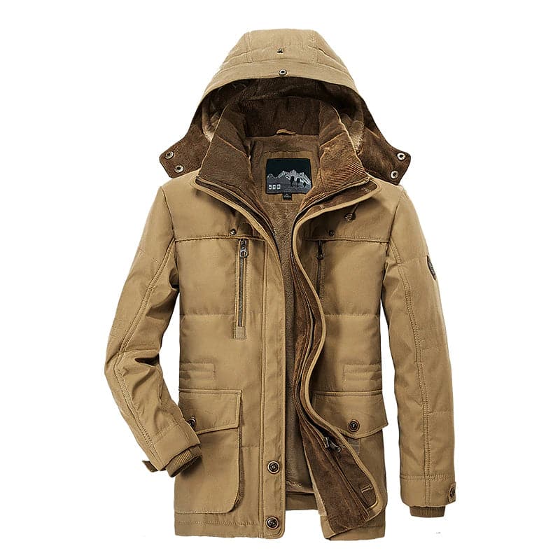 Parka invernale da uomo con cappuccio | imbottito, per tutti i giorni e per l'aria aperta