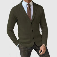 Cardigan da uomo in maglia con bottoni