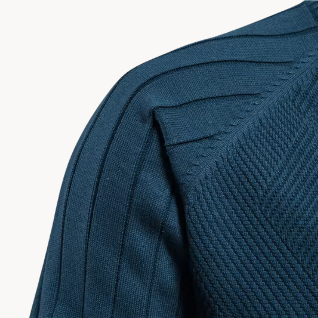 Cardigan pour homme | Col montant, idéal pour superposer au quotidien