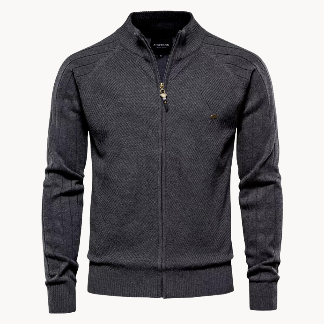Cardigan da uomo | Collo alto, ideale per vestirsi a strati ogni giorno