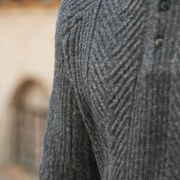 Pulover polo pentru bărbați, cu guler | Stil casual
