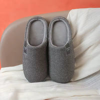 Chaussons à enfiler avec doublure douce | chauds, avec semelle robuste