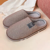 Chaussons à enfiler avec doublure douce | chauds, avec semelle robuste