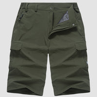 Men's summer cargo shorts with pockets