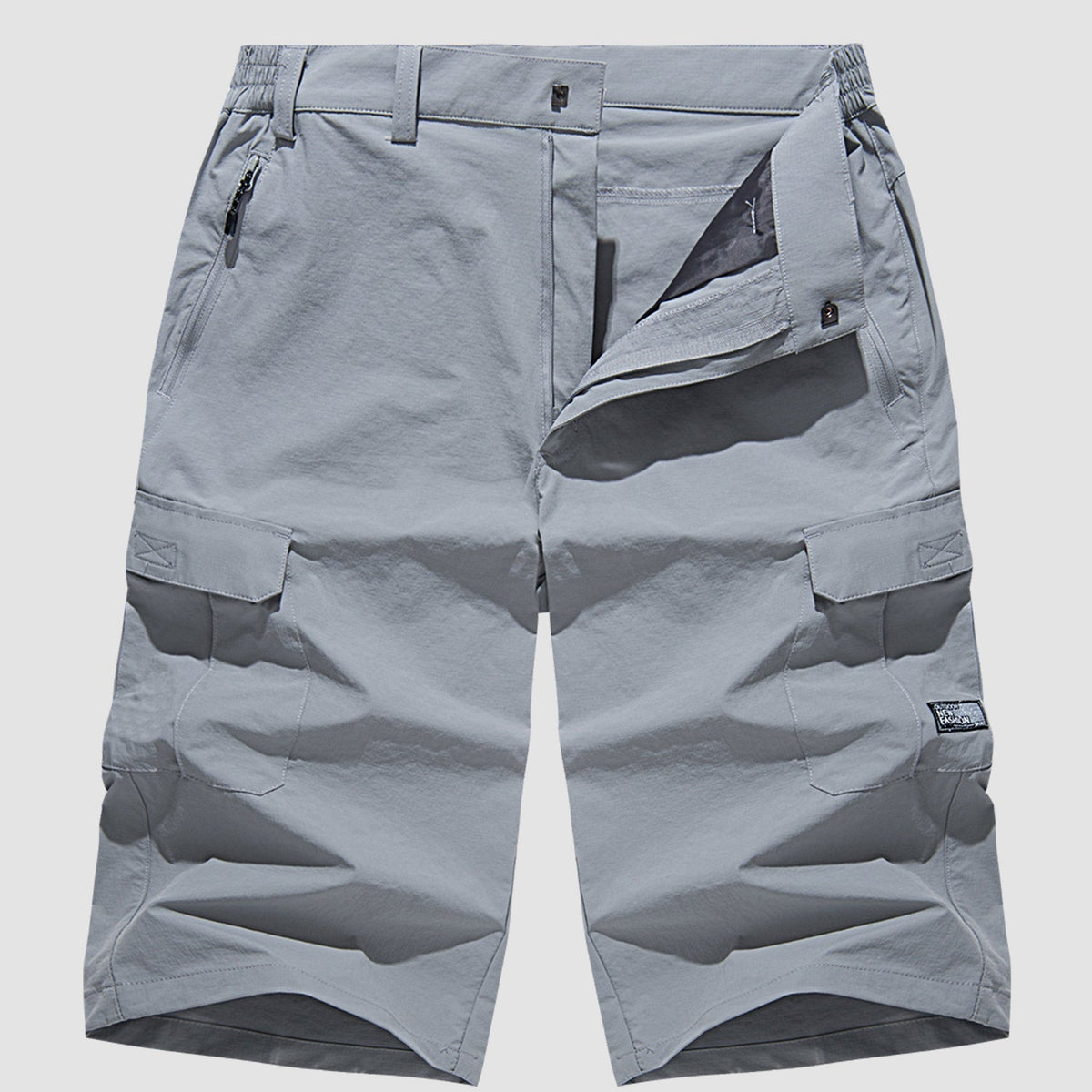 Men's summer cargo shorts with pockets