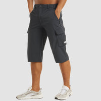Men's summer cargo shorts with pockets