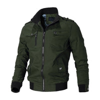 Blouson bomber d’été pour homme avec col montant et fermeture éclair
