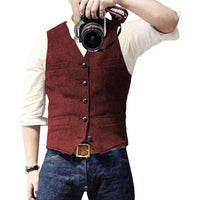 Gilet elegante da uomo con bottoni