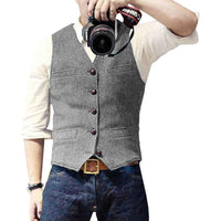 Gilet elegante da uomo con bottoni