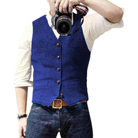 Gilet elegante da uomo con bottoni
