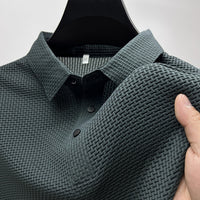 Polo estiva da uomo testurizzata