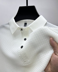 Polo estiva da uomo testurizzata