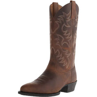 Cizme de iarnă bărbătești de cowboy, cu broderie | elegante