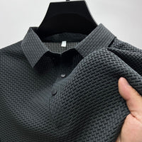 Polo estiva da uomo testurizzata