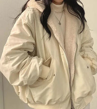 Giacca invernale da donna imbottita oversize