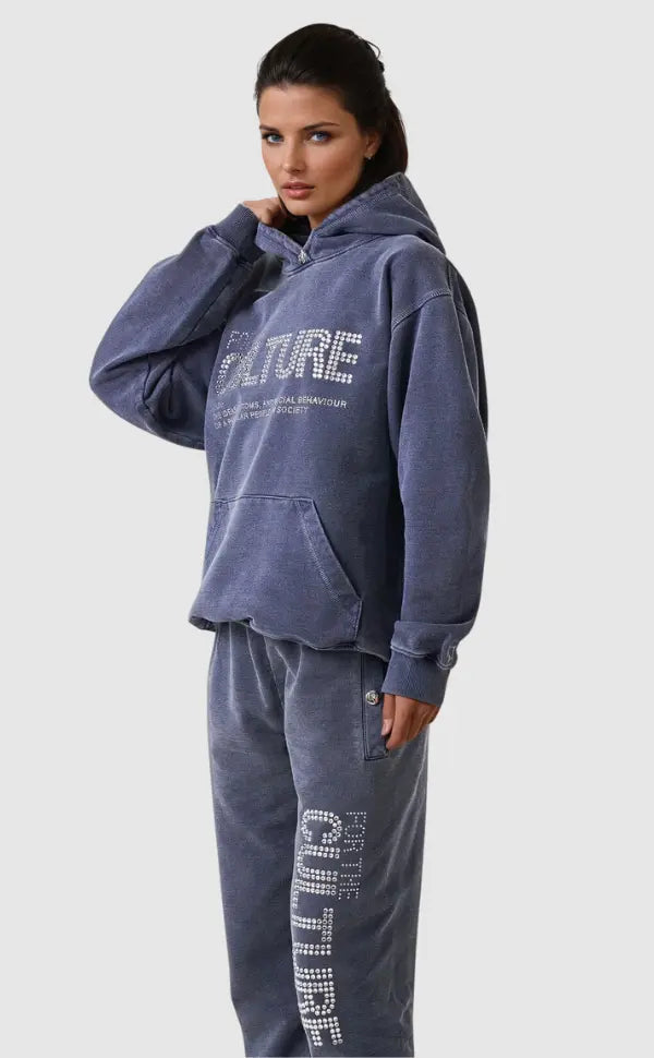 Sweat à capuche imprimé