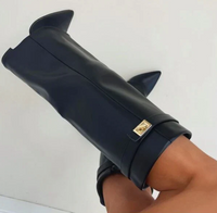 Women's knee-high block-heel boots