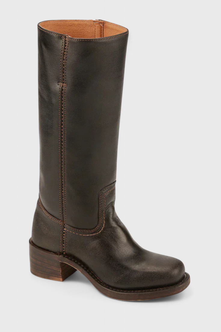 Women's Winter Knee-High Boots with Stable Heel, Classic | Round Toe