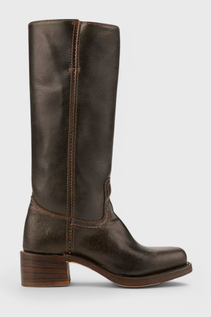 Women's Winter Knee-High Boots with Stable Heel, Classic | Round Toe