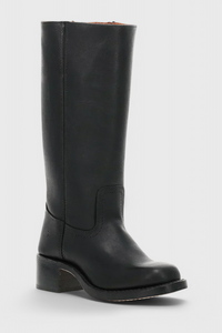 Women's Winter Knee-High Boots with Stable Heel, Classic | Round Toe